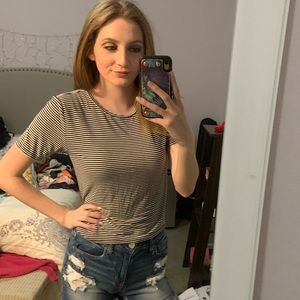 Abercrombie striped top